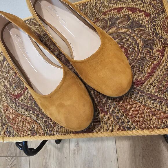 NWOT ECCO Shape 35 Mod Block Suede Pumps  Size 8 - Picture 7 of 8